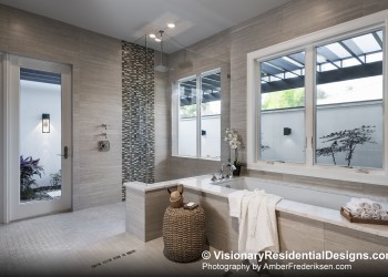 Modern Italianate Visionary Residential Designs JF 00003 Master Bath 19